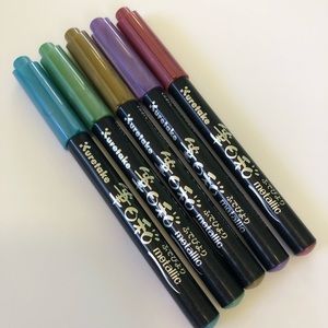 Kuretake Brush Pens Metallic- 5 COLORS,  perfect for lettering